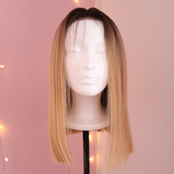 ImStyle Wigs Coco Dark Root Blonde Lace Front Wig - Picture 2 of 9